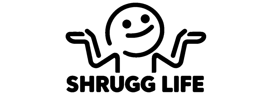 SHRUGG LIFE — original smiley shrug figure